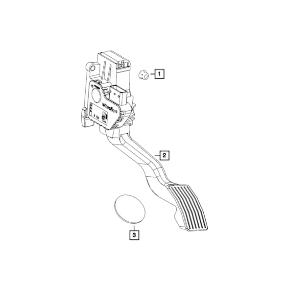 2016 Ram ProMaster 1500 - Accelerator Pedal, Sold Individually