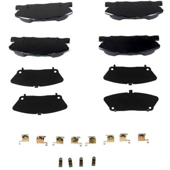 68245089AA Front Mopar Brake Pad Set Semi-metallic Brake Pad Set