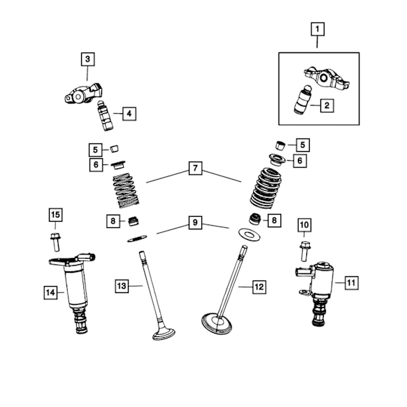 68245463AA Rocker Arm - Direct Fit, Sold individually