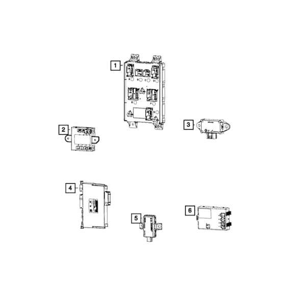 68277392AC Body Control Module