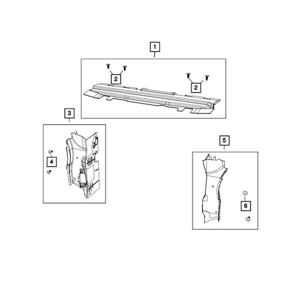 68292729AA Fender Seal
