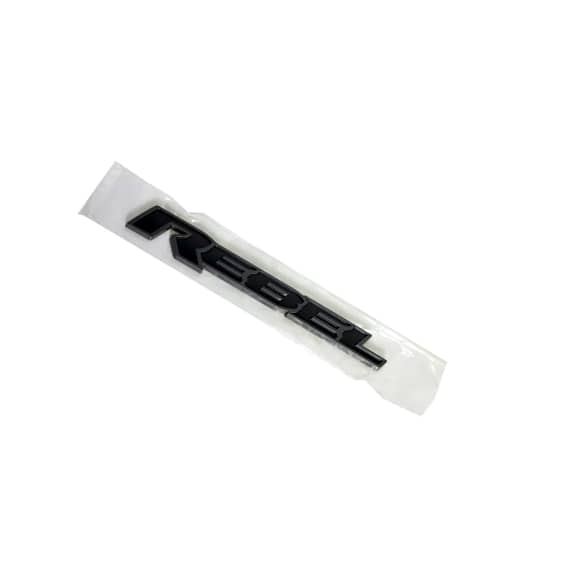68298310AB OE Replacement Series Emblem - Black, Aluminum, Grille emblem, Direct Fit, Sold individually