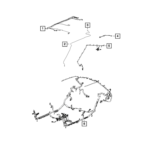 68302145AA Antenna Cable
