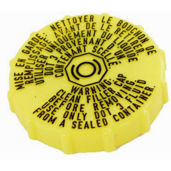68306575AC Brake Reservoir Cap - Yellow, Plastic, Direct Fit
