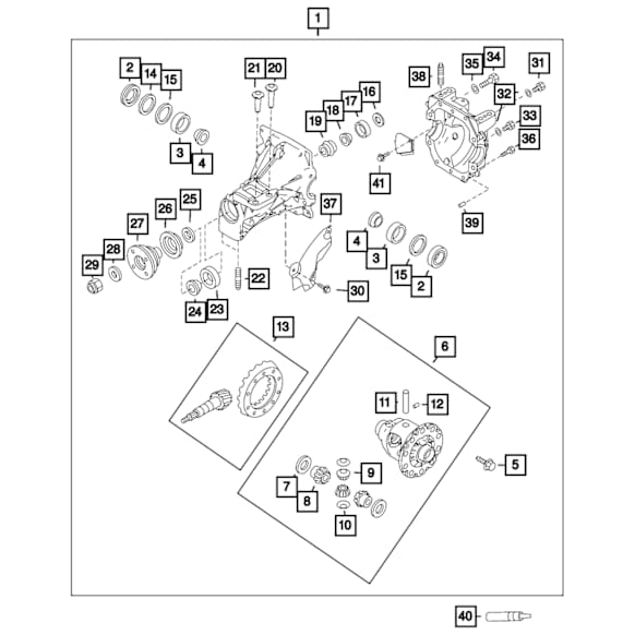 68316337AA Direct Fit Axle Output Shaft Seal, Sold Individually