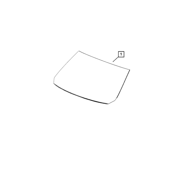 68338086AA Windshield, Sold Individually