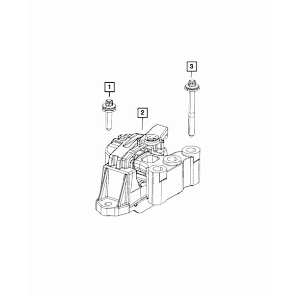68400622AA Direct Fit Engine Mount Isolator, Sold Individually