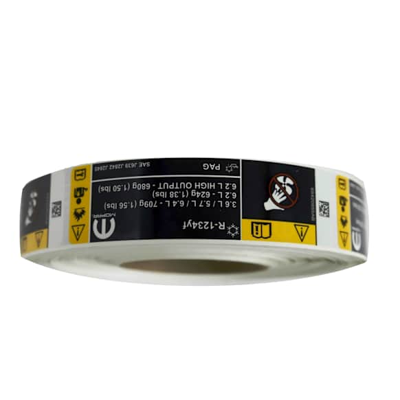 68420855AB A/C System Information Label