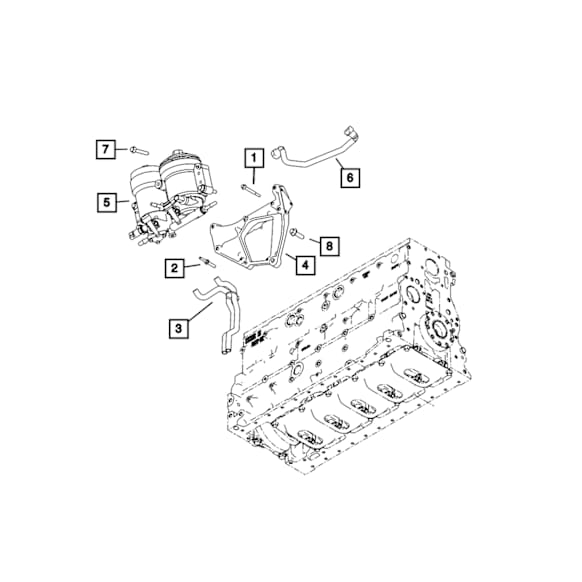 68447887AA Bolt - Direct Fit, Sold Individually