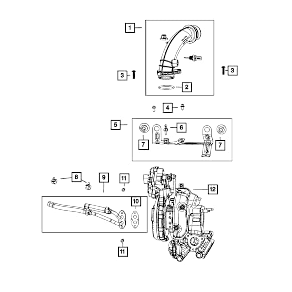 68486945AA Turbocharger Coolant Line Gasket