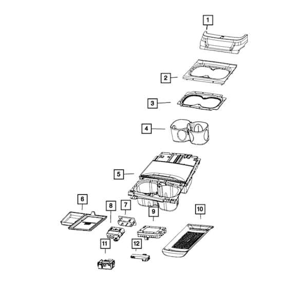 68493753AB USB Auxiliary Port