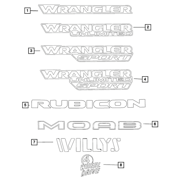 6DZ07CA1AB Fender Decal - Direct Fit, Sold individually