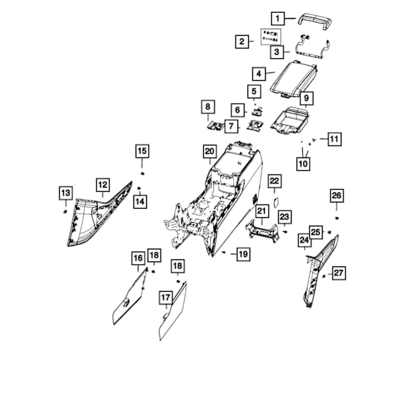 6TF06TX7AA Manual Transmission Transfer Case Shift Boot