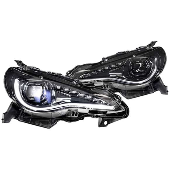 LF470 Driver and Passenger Side Halogen/LED Combo Headlight, Without bulb(s), Clear Lens, XB LED Series