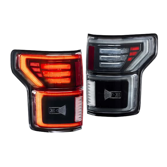 LF723 Driver and Passenger Side LED Tail Light, With bulb(s), Red Lens, XB LED Series