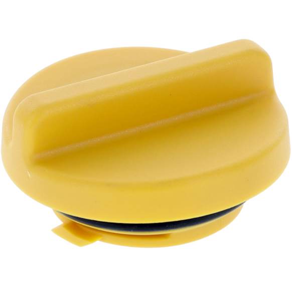 MO161 Oil Filler Cap - Yellow, Plastic and Rubber, Direct Fit, Sold individually