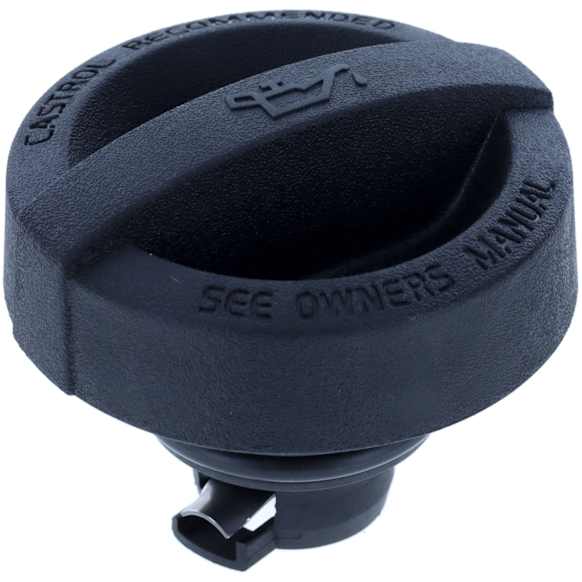 MO215 Oil Filler Cap - Black, Plastic and Rubber, Direct Fit, Sold individually