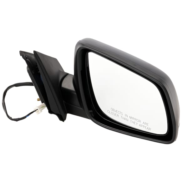 Passenger Side Mirror, Power, Manual Folding, Heated, Textured Black, No Signal Light, No Memory, No Puddle Light, No Auto-Dimming, No Blind Spot Feature