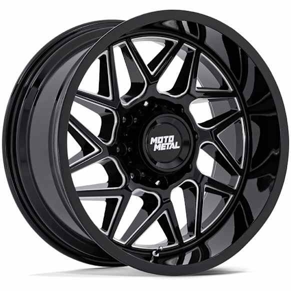 2007 Dodge Ram 2500 - Aluminum Black Wheel, 20 in. X 9 in., 8 x 6.5 in. Bolt Pattern