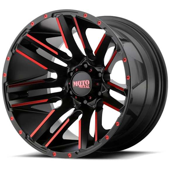 2000 Chevrolet K2500 - Aluminum Black Wheel, 20 in. x 10 in., 8 x 6.5 in. Bolt Pattern