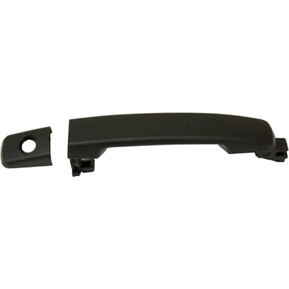 Front, Driver Side Textured Black Exterior Door Handle, With Key Hole