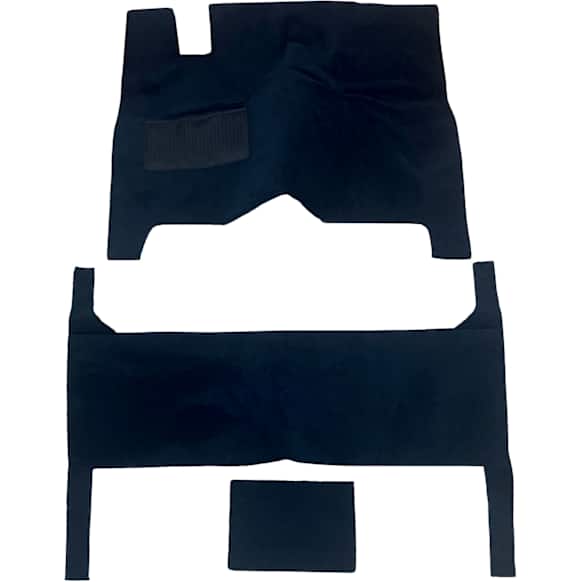 200-212351 Carpet Kit, Black, Polyester Cut pile