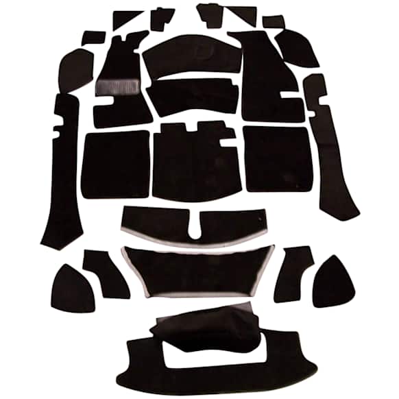F56B-203501 Carpet Kit, Black, Cotton, Nylon, Rayon Loop pile