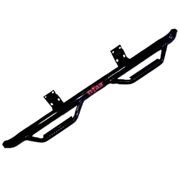 C1573QC-TX N-Fab Cab Length Nerf Bars Powdercoated Textured Black, Covers Cab Length - Set of 2