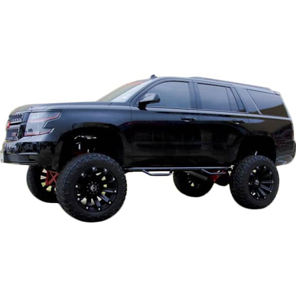 C1573T Wheel to Wheel Series Nerf Bars Powdercoated Black, Covers Wheel to wheel - Set of 2
