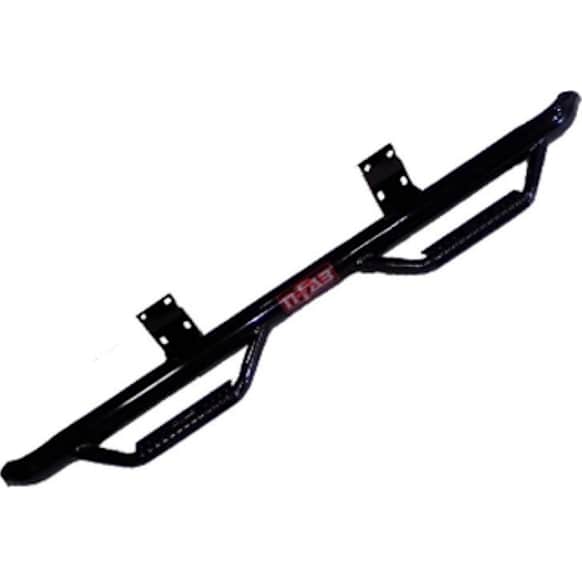 D0984CC-TX N-Fab Cab Length Nerf Bars Powdercoated Textured Black, Covers Cab Length - Set of 2