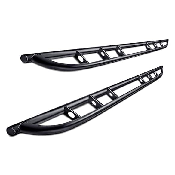 D194RKRCC Rocker Panel Guards - Textured Black, Steel, Set of 2