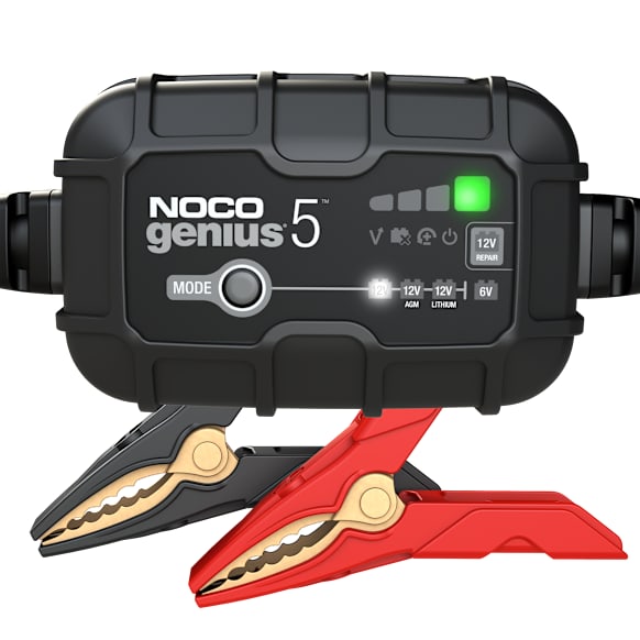 GENIUS5 5-Amp 6V/12V Smart Battery Charger