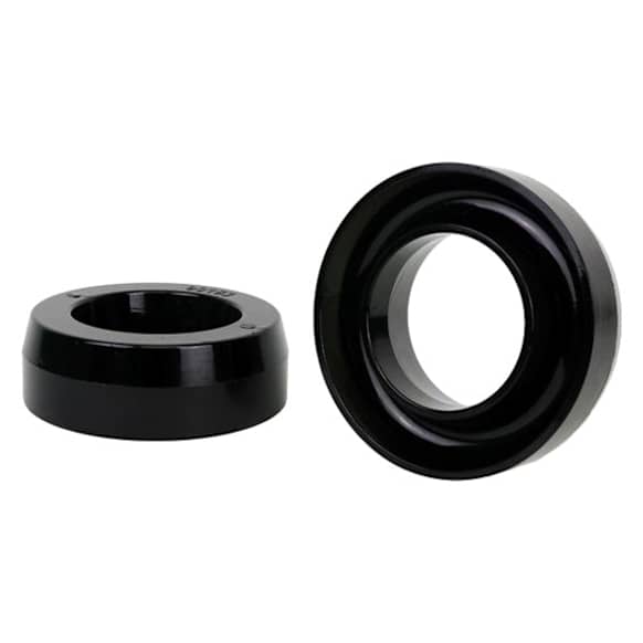 REV174.0002 Coil Spring Insulator - Black, Polyurethane, Direct Fit, Set of 2