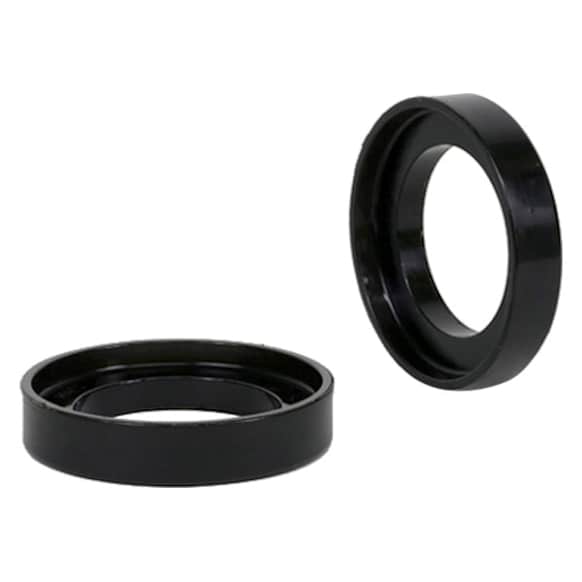 REV176.0002 Coil Spring Insulator - Black, Polyurethane, Direct Fit, Set of 2
