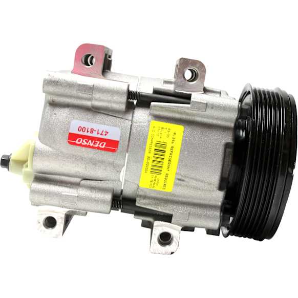 1993 Ford F-350 - A/C Compressor, OE recommended replacement part., With Clutch, 6-Groove Pulley, 5.8L 8Cyl