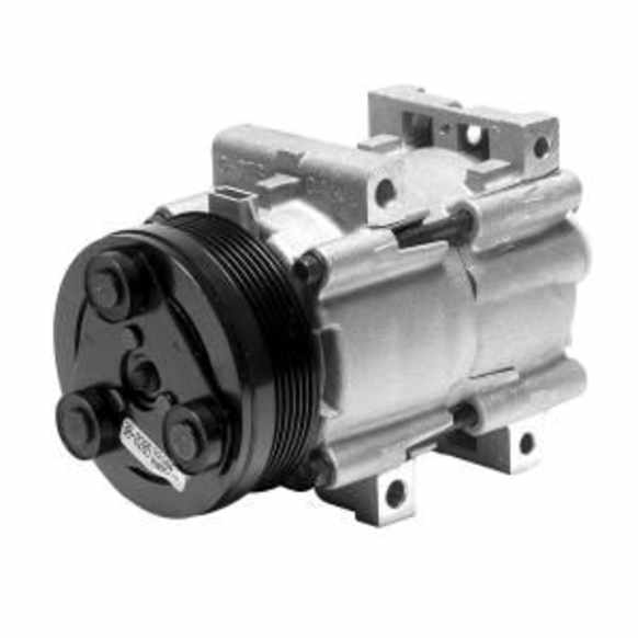 2006 Ford Mustang - A/C Compressor, OE recommended replacement part., With Clutch, 6-Groove Pulley, 4.0L 6Cyl