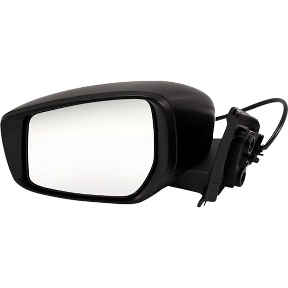 2018-2023 Nissan Kicks - Driver Side Mirror, Power, Manual Folding, Non-Heated, Textured Black, No Signal Light, No Memory, No Puddle Light, No Auto-Dimming, No Blind Spot Feature, S Model
