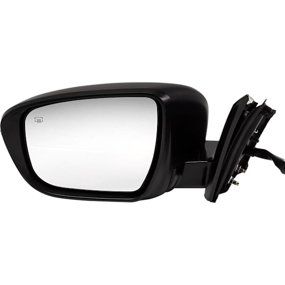 2016-2023 Nissan Murano - Driver Side Mirror, Power, Manual Folding, Heated, Paintable, In-housing Signal Light, With memory, No Puddle Light, No Auto-Dimming, No Blind Spot Feature