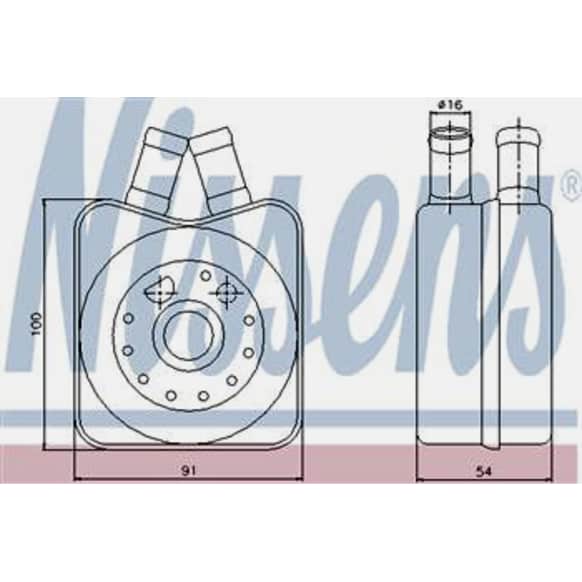 90607 Engine Oil Cooler