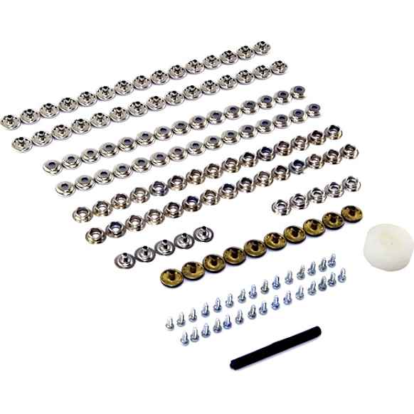 1958 Jeep Willys - Soft Top Hardware - Direct Fit, Set of 30