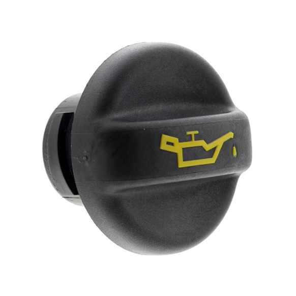 11127582398 Oil Filler Cap - Black, Direct Fit, Sold individually