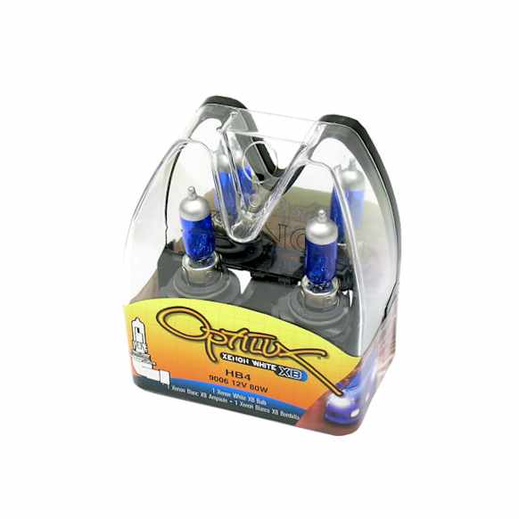 Bulb Set 9006 Halogen Optilux Xenon White XB (12V 80W) - Replaces OE Number H71070367