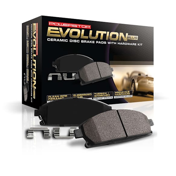 1999 Ford Explorer Limited - Front Ceramic Brake Pad Set, Z17 Evolution Plus Ceramic
