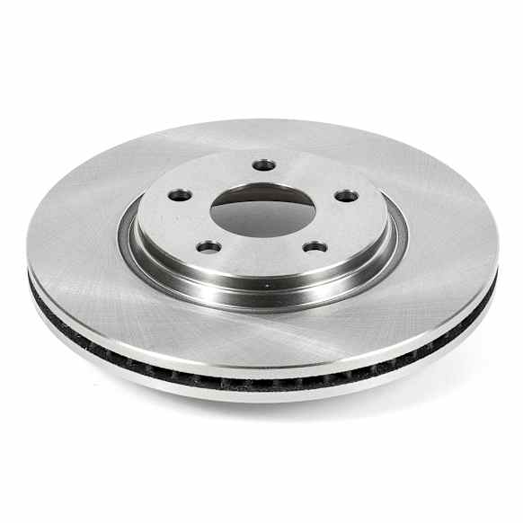 AR8293 Front, Driver or Passenger Side Brake Disc, Plain Surface, Vented, 5 Lugs, Autospecialty By Powerstop