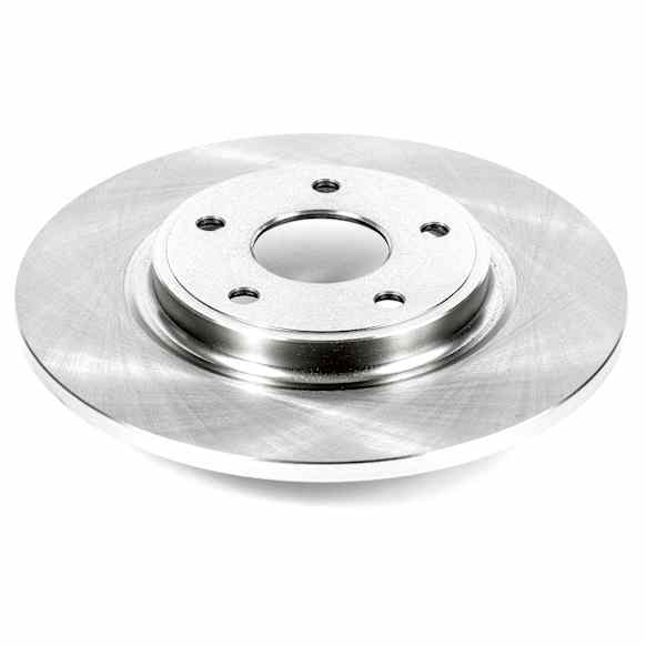 2014 Dodge Journey - Rear, Driver or Passenger Side Brake Disc, Natural Finish, Plain Surface, Vented, 5 Lugs, 328.1 mm, 3.6L 6Cyl, Autospecialty By Powerstop