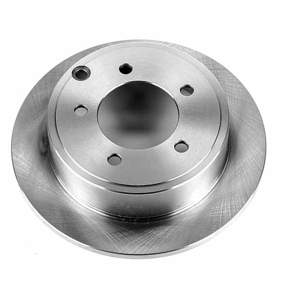 2015 Jeep Patriot - Rear, Driver or Passenger Side Brake Disc, Natural Finish, Plain Surface, Vented, 5 Lugs, 2.4L 4Cyl, Autospecialty By Powerstop
