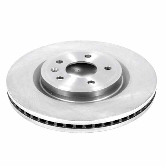 AR85137 Front, Driver or Passenger Side Brake Disc, Natural Finish, Plain Surface, Vented, 5 Lugs, Autospecialty By Powerstop