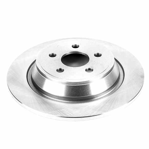 2015 Ford Edge - Rear, Driver or Passenger Side Brake Disc, Natural Finish, Plain Surface, Vented, 5 Lugs, 2.0L 4Cyl, Autospecialty By Powerstop