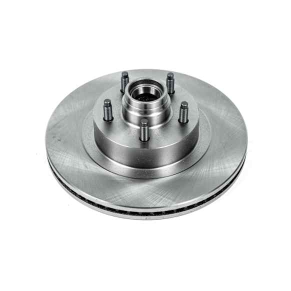 AR8585 Front, Driver or Passenger Side Brake Disc, Natural Finish, Plain Surface, Vented, 5 Lugs, 305 mm, RWD, 4.0L, 6Cyl, Autospecialty By Powerstop
