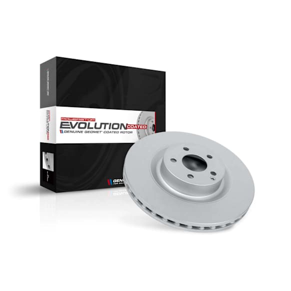 AR8644EVC Rear, Driver or Passenger Side Brake Disc, Geomet Coated, Plain Surface, Vented, 8 Lugs, Evolution Geomet Coated High Carbon